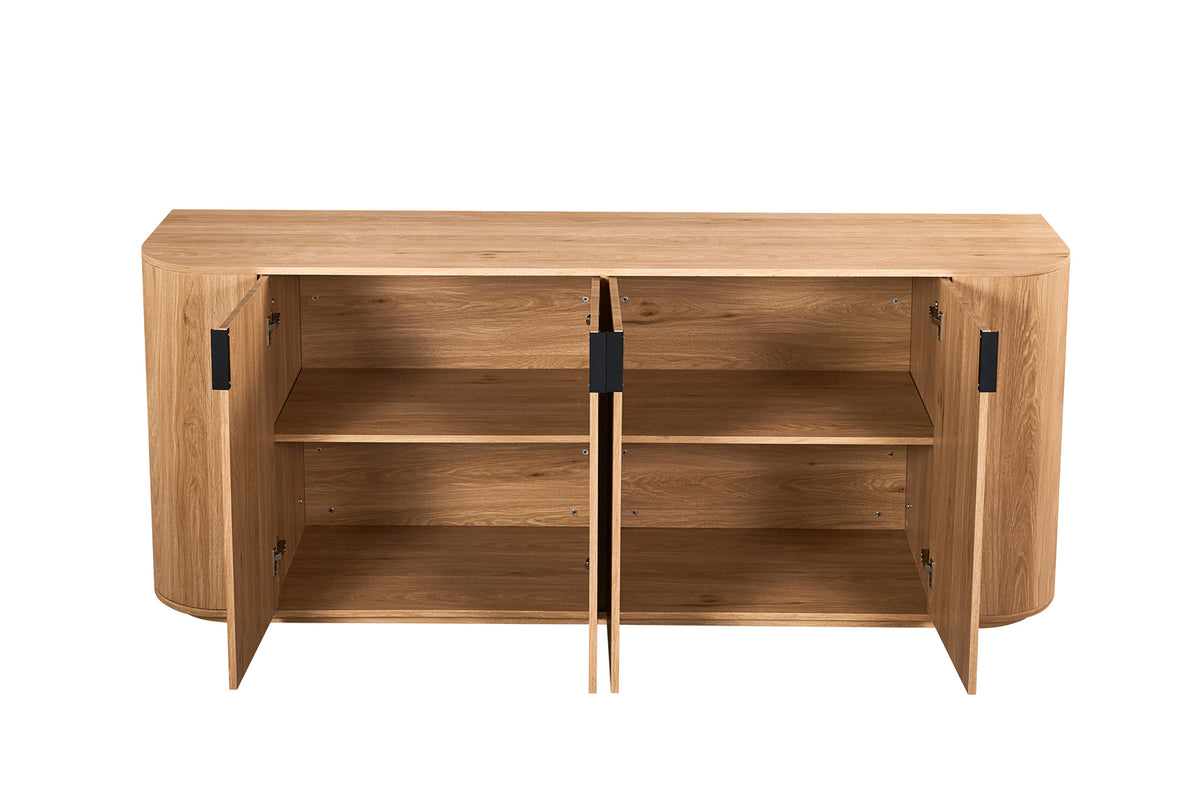 PORTO – Bahut décor chêne naturel – 200 cm