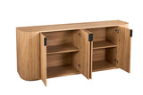 PORTO – Bahut décor chêne naturel – 200 cm