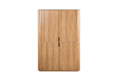 PORTO – Meuble de bar décor chêne naturel – 120 cm
