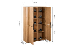 PORTO – Meuble de bar décor chêne naturel – 120 cm