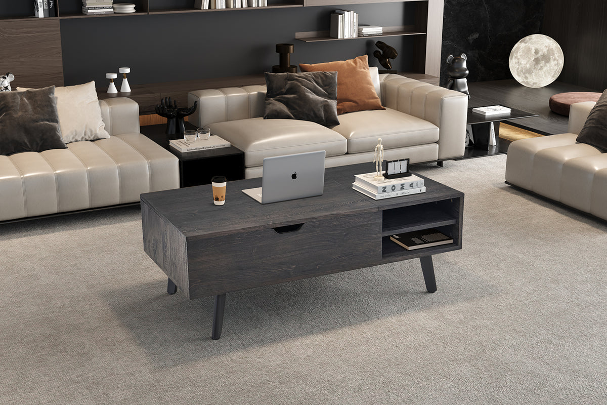JUSTINE – Table basse à plateau relevable