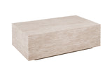 JACKY – Table basse décor travertin beige