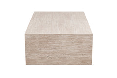 JACKY – Table basse décor travertin beige