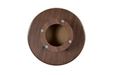 TOMAR – Set de tables basses rondes chêne fumé et pierre Pandora