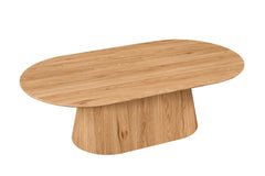 PORTO – Table basse ovale décor chêne naturel – 130 cm