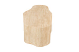ORIA – Table basse organique décor travertin beige