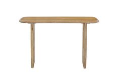 BRAGA – Console ovale danoise en bois de manguier