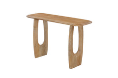 BRAGA – Console ovale danoise en bois de manguier