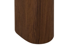 TOMAR – Console chêne fumé et pierre brillante Pandora – 120 cm