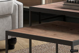 QUINN – Set de 2 tables basses en bois de manguier