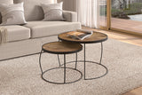 LARS – Set de 2 tables basses en bois de manguier