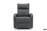 FRANCE – Fauteuil relax manuel PU noir