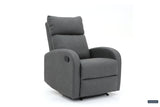 FRANCE – Fauteuil relax manuel PU noir
