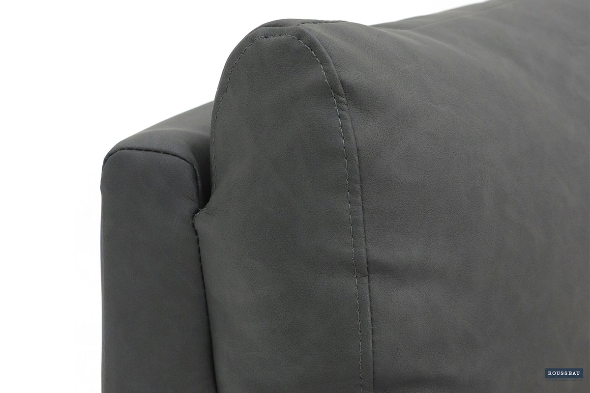 FRANCE – Fauteuil relax manuel PU noir