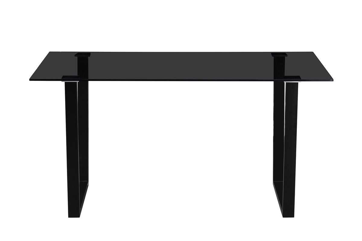 BOAZ – Table à manger rectangulaire en verre – 150 cm