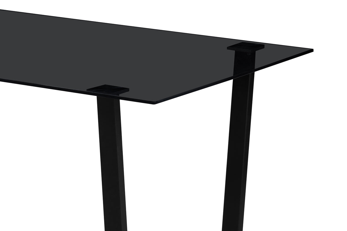 BOAZ – Table à manger rectangulaire en verre – 150 cm
