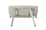 ORION – Table à manger rectangulaire effet pierre beige