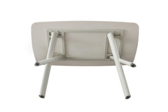ORION – Table à manger rectangulaire effet pierre beige