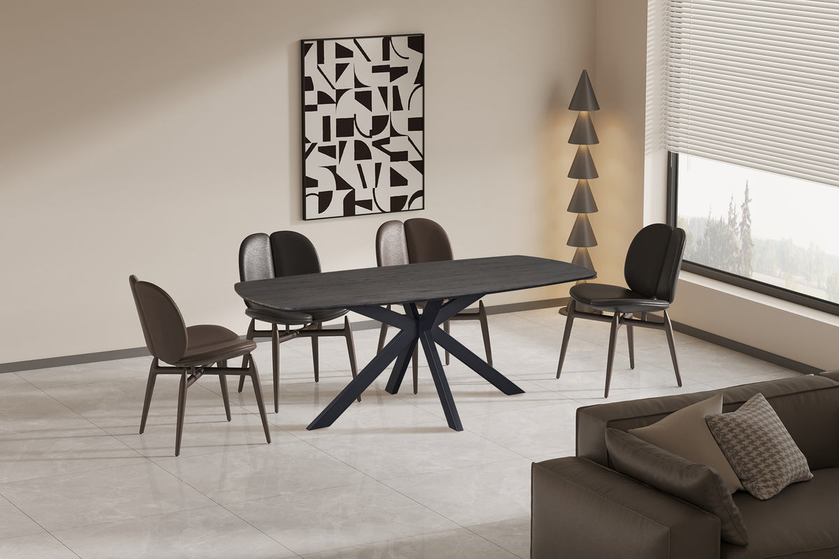 AZIZ – Table à manger ovale danoise – 200 cm