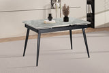 HERO – Table à manger extensible pierre brillante – 120-180 cm