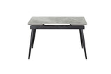 HERO – Table à manger extensible pierre brillante – 120-180 cm