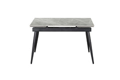HERO – Table à manger extensible pierre brillante – 120-180 cm