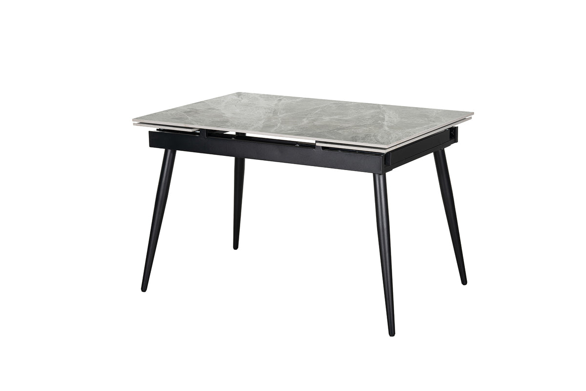 HERO – Table à manger extensible pierre brillante – 120-180 cm
