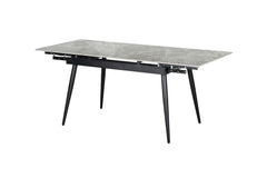 HERO – Table à manger extensible pierre brillante – 120-180 cm