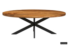 ALEXA – Table à manger ovale en bois de manguier – 200 cm