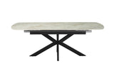 HESTIA – Table à manger extensible ovale danoise – 180-220 cm