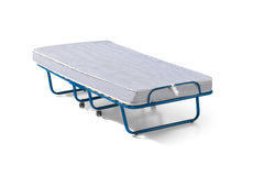 SAFARI – Lit pliable métal bleu – 80 x 190 cm