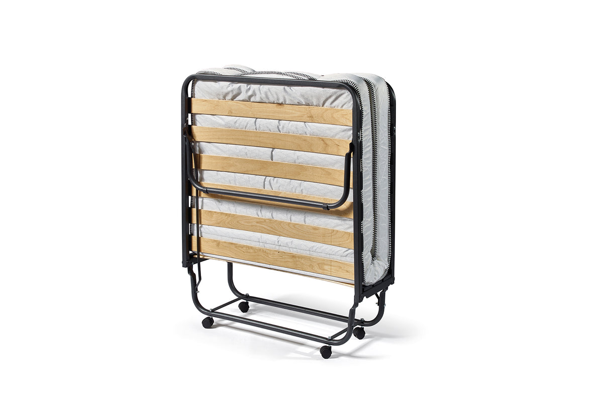BRUXELLES – Lit pliable métal noir – 90 x 200 cm