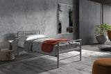 SANDRO – Lit gris avec sommier