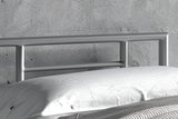 SANDRO – Lit gris avec sommier
