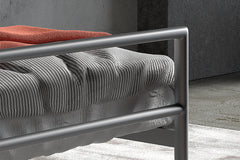 SANDRO – Lit gris avec sommier