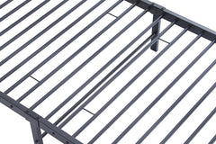 SAMMY – Lit en métal gris foncé