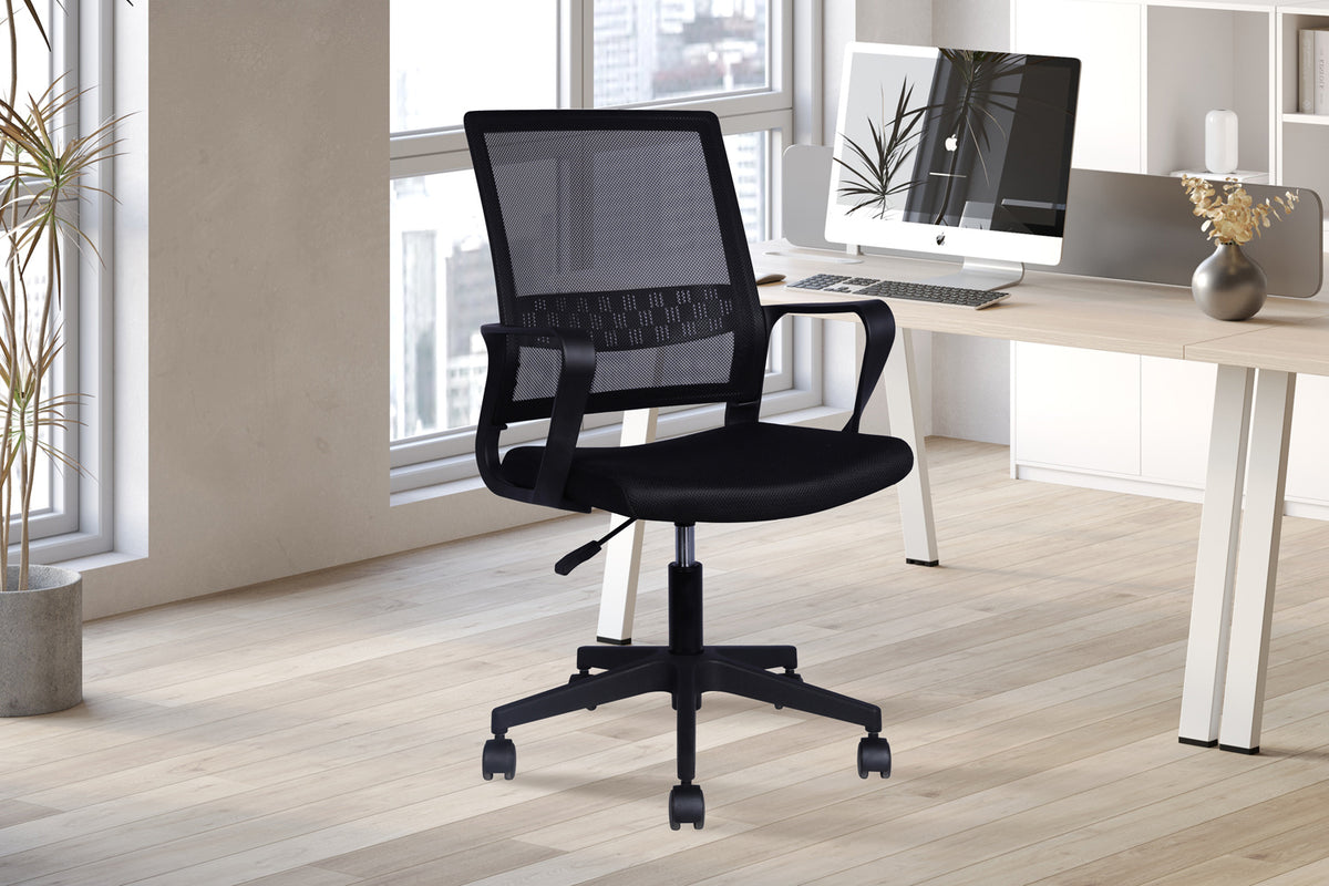 DYLAN – Chaise de bureau mesh noir