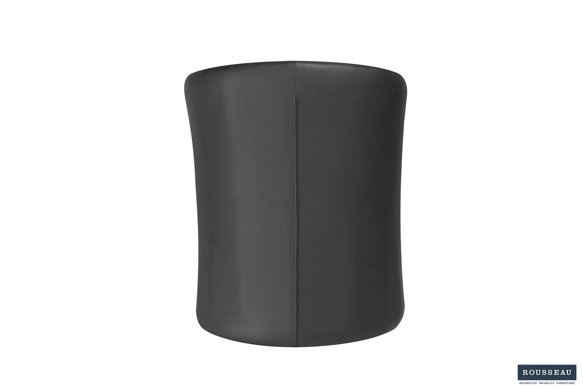 CHARLIE – Fauteuil PU noir