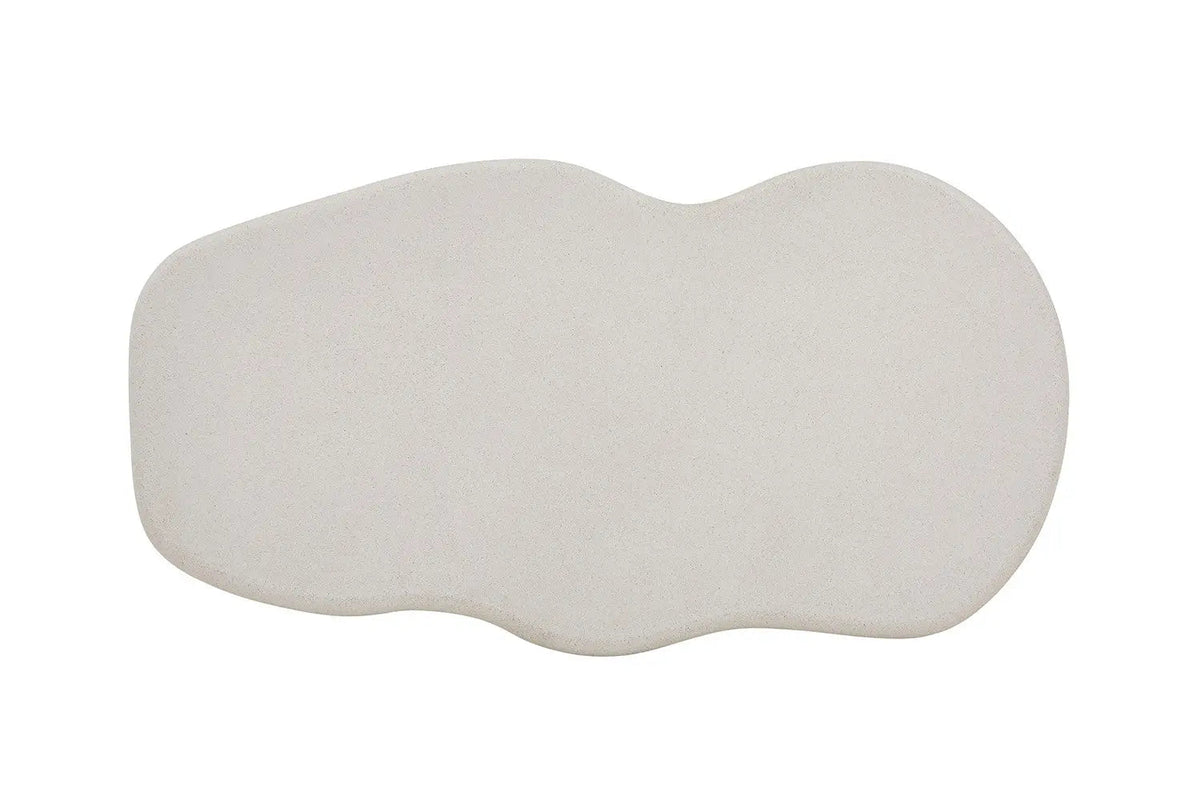 Table Basse Effet Ciment FARY Ciment Beige - 130 cm