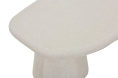 Table Basse Effet Ciment FARY Ciment Beige - 130 cm