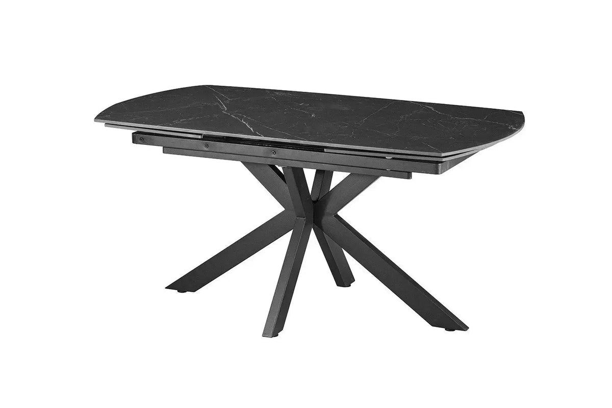 Table Extensible ARYA Ovale Danoise en Pierre - de 160 à 240 cm
