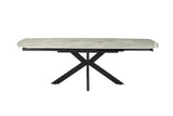 Table Extensible ARYA Ovale Danoise en Pierre - de 160 à 240 cm