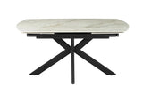 Table Extensible ARYA Ovale Danoise en Pierre - de 160 à 240 cm