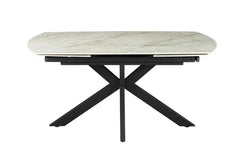 Table Extensible ARYA Ovale Danoise en Pierre - de 160 à 240 cm