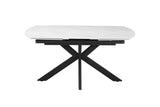 Table Extensible ARYA Ovale Danoise en Pierre - de 160 à 240 cm