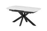 Table Extensible ARYA Ovale Danoise en Pierre - de 160 à 240 cm