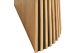 Table Extensible Ronde OSAKA Effet Bois Naturel - 120 à 240 cm