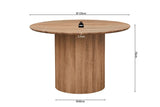 Table à Manger Ronde LYANE - 120 cm