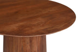 Table à Manger Ronde MAYGA en Manguier - 130 cm