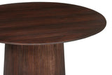 Table à Manger Ronde MAYGA en Manguier - 130 cm